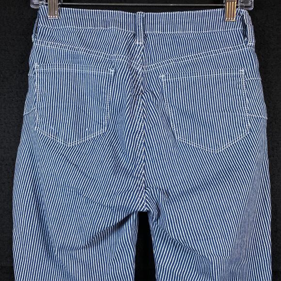 S.O.N.G Womens Jeans Blue Denim High Rise Skinny Ankle Grazer Distressed 5/27 - Picture 10 of 14